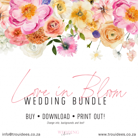 Love in Bloom Wedding Stationery